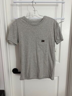 Ralph Lauren Denim & Supply Grey Cotton T-Shirt with Pocket size XS NWT